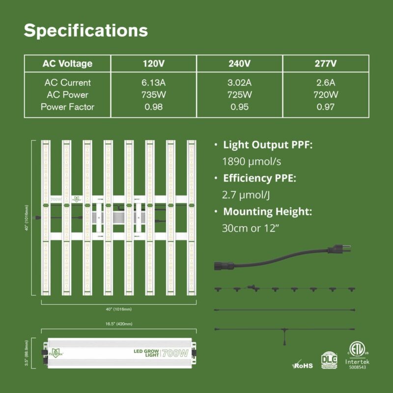 LED Floraflex 700w 120v - Image 5
